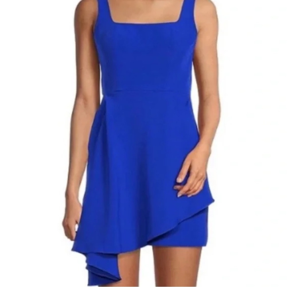 Gianni Bini Vibrant Blue Asymmetrical Dress